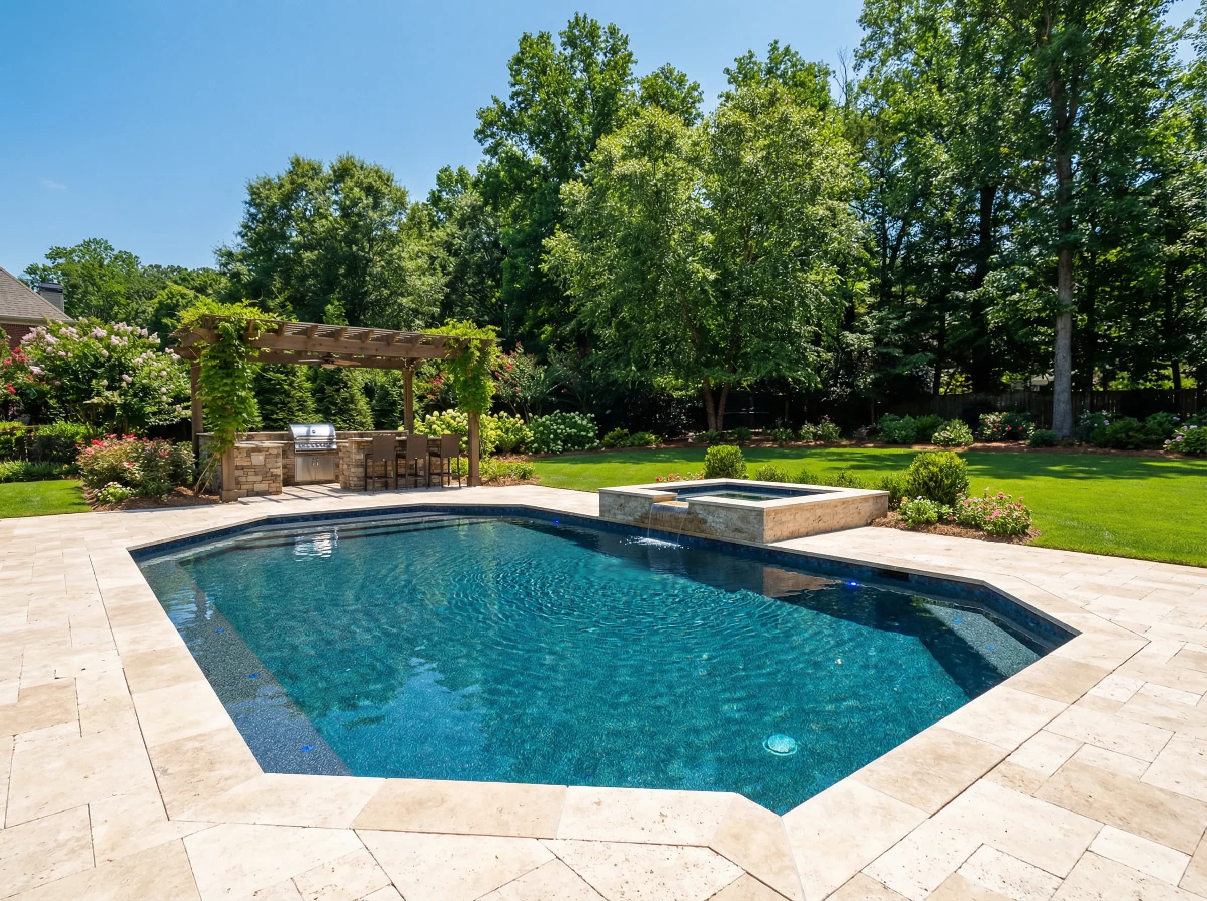 Solid Rock pool project